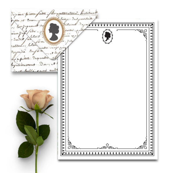 envelope_papel_carta_vintage_bridgerton_floral_lady_whistledown