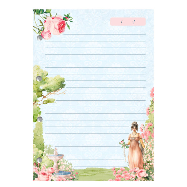 refil_folha_fichario_caderno_pautado_vintage_floral_rosa_mulher_lady_
