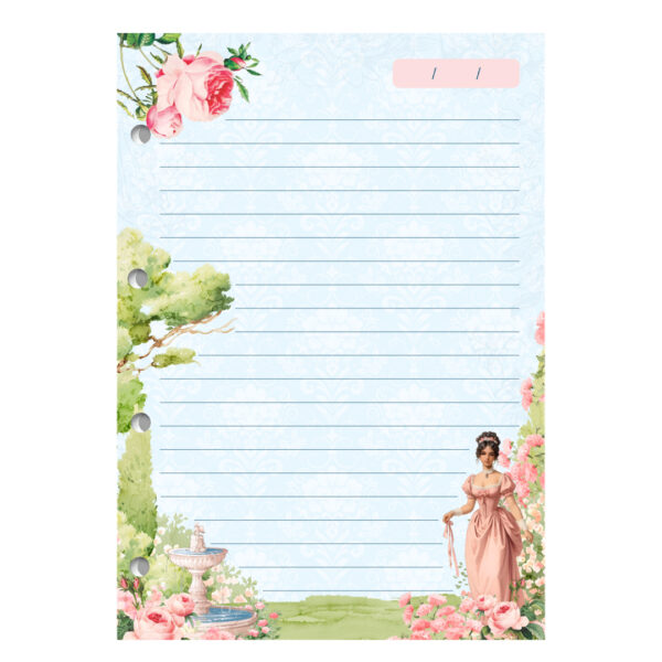 refil_folha_fichario_caderno_pautado_vintage_floral_rosa_mulher_lady_