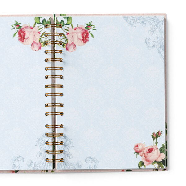 caderno_pautado_diario_scrapbook_album_vintage